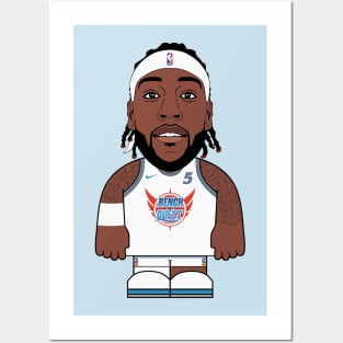 Bench On A Quest - Montrezl Harrell - Los Angeles Basketball Posters and Art